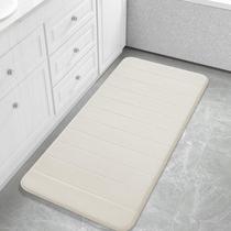 Tapete de banho Yimobra Long 44x24cm Super Soft Memory Foam Cream