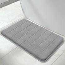Tapete de banho Yimobra Memory Foam Super Soft Absorvente 80x50cm Cinza Tapete de banho Yimobra Memory Foam Super Soft Absorvente 80x50cm Cinza