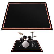 Tapete de bateria Aucuda Fluffy Drum Set Tapetes 180x150cm com antiderrapantes