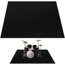 Tapete de bateria Aucuda Fluffy Drum Set Tapetes 180x150cm com antiderrapantes