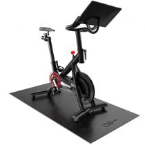 Tapete de bicicleta ergométrica Cycleclub de 6 mm de espessura para uso interno estacionário Tapete de bicicleta ergométrica Cycleclub de 6 mm de espessura para uso interno estacionário