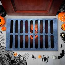 Tapete de Boas-Vindas de Halloween 3D - Palhaço de Terror para Decoração de Casa