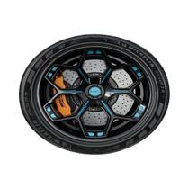 Tapete De Borracha Antiderrapante Com Acento Dourado Para Roda De Carro, Acabamento Metálico,