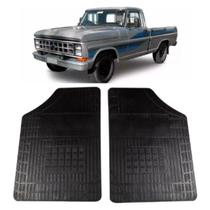 Tapete de Borracha Cabine Ford F1000 1992-1998 2 Peças