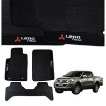 Tapete De Borracha Mitsubishi L200 Triton 2005 Em Diante 3 Peças Tapete De Borracha Mitsubishi L200 Triton 2005 Em Diante 3 Peças