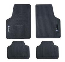 Tapete de borracha modelo universal com logo para veículos vw volks - u2858