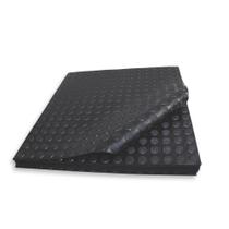 Tapete de Borracha Moeda 3mm Placa 50x50cm 15 unidades