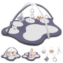 Tapete de brincar Baby Gym Activity Pakoo Cute Cat Claw com 5 brinquedos