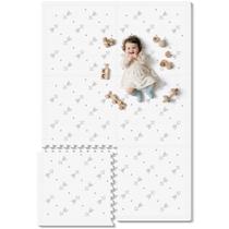 Tapete de brincar de espuma para bebês PIBLOG 183x122 cm, impermeável, 6 peças