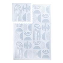 Tapete de brincar de espuma para exercícios e bebês PopsyKosy 183 x 122 cm 6 peças