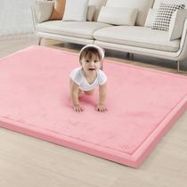 Tapete de brincar para bebês ACOMOPACK 3,3 cm, espuma viscoelástica, 200 x 300 cm, rosa