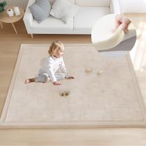 Tapete de brincar para bebês ACOMOPACK Espuma viscoelástica de 1,3 cm de espessura 50x50cm bege