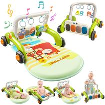 Tapete de brincar para bebês com piano e Learning Walker CUTE STONE