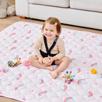 Tapete de brincar para bebês Lasoftan 180x150 cm de espessura, antiderrapante, dobrável Tapete de brincar para bebês Lasoftan 180x150 cm de espessura, antiderrapante, dobrável