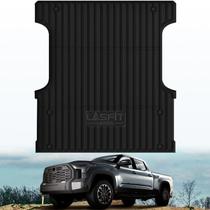 Tapete de cama de caminhão LASFIT para Toyota Tundra 2022-2025 5,5 pés preto Tapete de cama de caminhão LASFIT para Toyota Tundra 2022-2025 5,5 pés preto