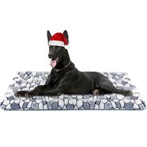 Tapete de cama Dog Crate Pad reversível VANKEAN para pequenos e grandes