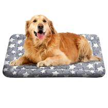 Tapete de cama para cães pobopobo reversível para cães e gatos L (90x60x4cm)