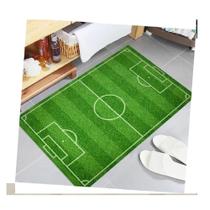 Tapete de Capacho Campo de Futebol para Decoração Gramado Divertido Quarto de Menino ou Menina