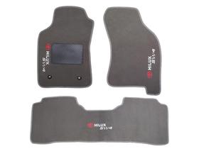 Tapete De Carpete Hilux Sw4 2012 2013 2014 2015 2016 2017 Cinza