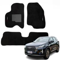 Tapete de Carpete Personalizado Compatível Veículos Tiggo 7