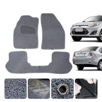Tapete de Carro Fiesta 2002 03 a 13 2014 Borracha 3 Peças Linha Robusta Sob Medida Traseiro Cinza Tapete de Carro Fiesta 2002 03 a 13 2014 Borracha 3 Peças Linha Robusta Sob Medida Traseiro Cinza