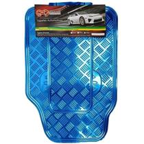 Tapete De Carro Metalizado Laminado Varias Cores Universal Automotivo(PRATA)