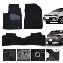 Tapete de carro Para Hyundai Hb20 Hb20x S 2012 a 2026 Capacho Preto Medida Personalizado Inteirço Tapete de carro Para Hyundai Hb20 Hb20x S 2012 a 2026 Capacho Preto Medida Personalizado Inteirço