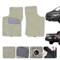 Tapete de Carro Para Montana 10 a 2016 Original Lanzi capacho Automotivo sem odor lindo Cor BEGE