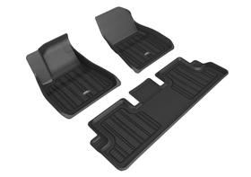 Tapete de chão 3D MaxPider Custom Fit Elitect Black Tesla Model 3 Tapete de chão 3D MaxPider Custom Fit Elitect Black Tesla Model 3