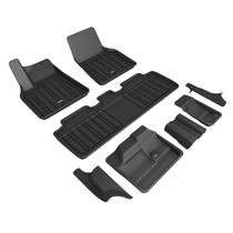 Tapete de chão 3D MaxPider Custom Fit Elitect Black Tesla Model Y