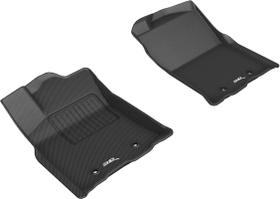 Tapete de chão 3D MaxPider Custom Fit Kagu Black Toyota Tacoma