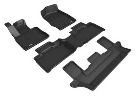 Tapete de chão 3D MaxPider Custom Fit Kagu para Ford Explorer 2020