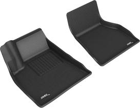 Tapete de chão 3D MaxPider Kagu Black Tesla Model S 2015-2021 Front