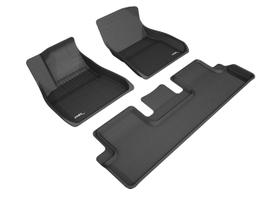 Tapete de chão 3D MaxPider KAGU Custom Fit para Tesla Model 3 2018-2019