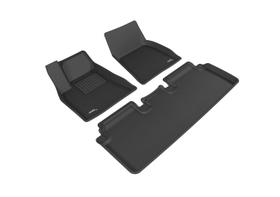 Tapete de chão 3D MaxPider Kagu personalizado para Tesla Model S