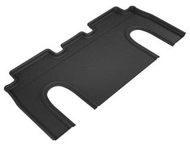 Tapete de chão 3D MaxPider KAGU preto Tesla Model X 6 lugares 2016-2021