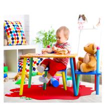Tapete de chão Floortex CraftTex Sploshmat 102x102 cm Vermelho