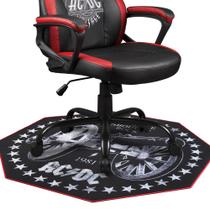 Tapete de chão para gaming SUBSONIC 100 x 100 cm antiderrapante preto