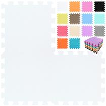 Tapete de chão qqpp EVA Rubber 18 Tiles Interlocking Puzzle Foam