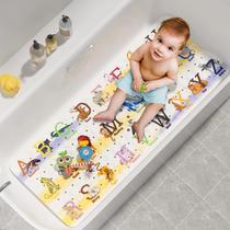 Tapete de chuveiro AmazerBath antiderrapante para crianças 100x40cm