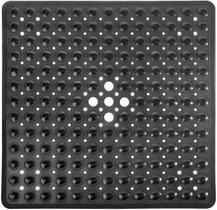 Tapete de chuveiro Yimobra Non Slip 53x53cm preto