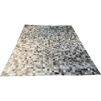 Tapete de cinza natural 2,00x2,50 sem bordas peça 5x5cm - Infinity Rugs Tapetes