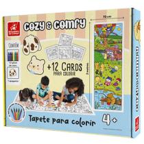 Tapete de Colorir Cozy e Comfy - Brincadeira de Criança Tapete de Colorir Cozy e Comfy - Brincadeira de Criança