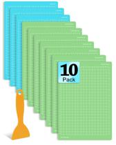 Tapete de corte UCEC 21,5 x 30,5 cm, pacote com 10 unidades, leve e aderência padrão