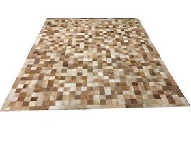 Tapete De Couro Bege 2,00x2,50 Com Bordas Tapete De Couro Bege 2,00x2,50 Com Bordas
