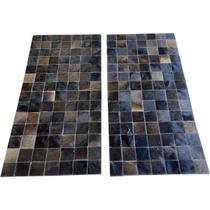 Tapete de couro beira cama marrom café par 0,50x1,00 s/b