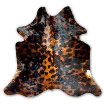 Tapete de Couro em Formato de Boi Animal Print - Jaguar 010142