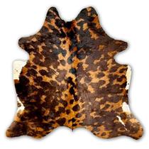 Tapete de Couro em Formato de Boi Animal Print - Jaguar 010159