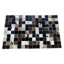 Tapete De Couro entrada marrom misto 0,50x0,80 s/b pç 5x5
