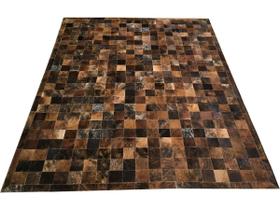 Tapete De Couro Marrom Exótico 2,00x2,50 Com Borda Peça 10